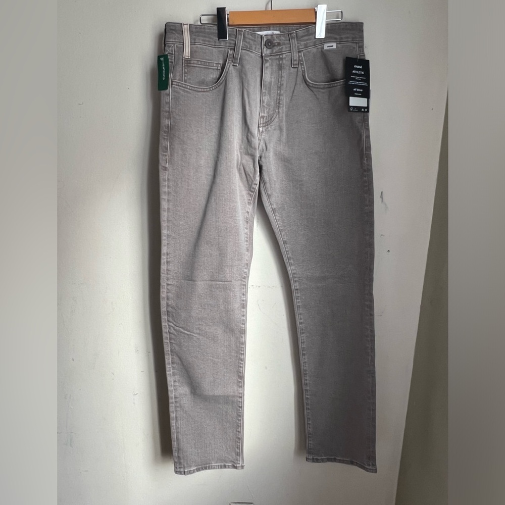 Mavi Jake Slim Leg Stretch Denim brown Pants Jeans 32W x 32L